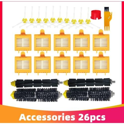 Washable Main Brush Side Brushes Hepa Filter Accessories for iRobot Roomba 700 Series 770 780 790 772 774 775 760 Vacuum Cleaner