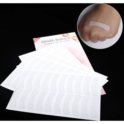 100pcs/pack Paper Patches Breathable Eyelash Under Eye Pads Lash Eyelash Extension Practice Eye Tips Sticker Wraps Makeup Tools