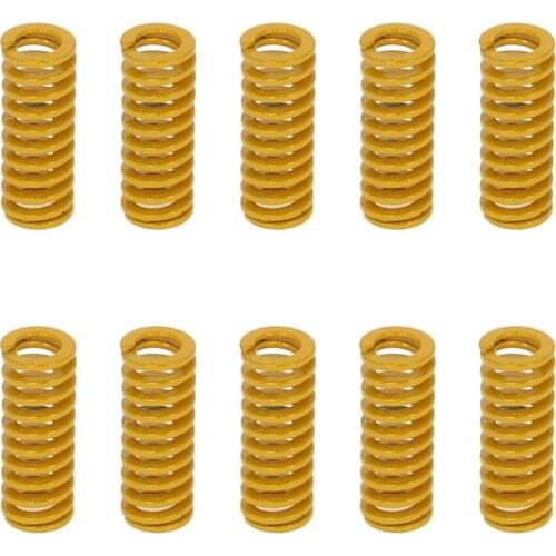 MroMax Mold Spring-lighter Load Spring Steel Paint OD 8/12/14/16/20/25/30mm ID 4/6/7/8/9/10/12.5/15/17.5mm Hardware 2/3/5/10pcs