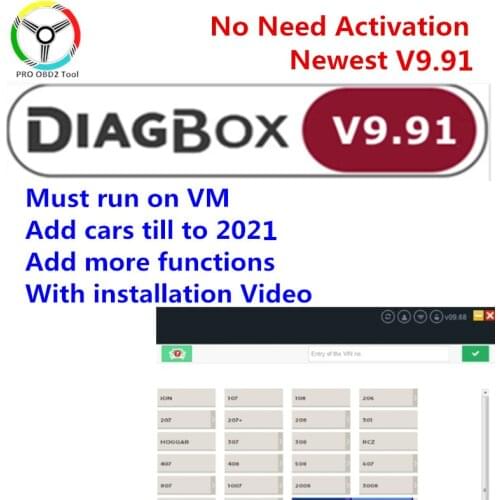 Newest Lexia 3 Lexia 9.68 Diagbox V9.68 PP2000 Software for Lexia 3 FW921815C Diagbox 9.91 for Citroen for Peugeot Car