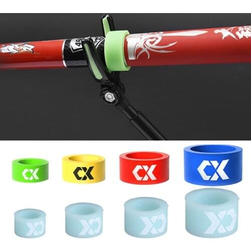 Fishing Rod Anti-skid Ring Fishing Rod Silicone Rod Stop Ring Finger Ring Fishing Rod Outdoor Fishing Gear Accessories