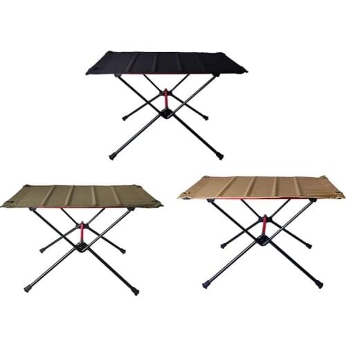 SUNDICK Foldable Camping Table Aluminum Alloy Multi-Functional Furniture Dinner Desk for Outdoors