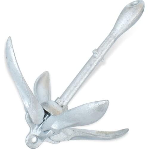 Folding Anchor Fishing Accessories for Kayak Canoe Boat Marine Watercraft Aluminum Lightweight Small Watercraft Anchor