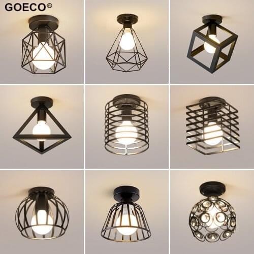 Modern Ceiling Lamp Retro Vintage Industrial Ceiling Light Living Room Bedroom Kitchen Corridor Restaurant Cafe Home Decor E27
