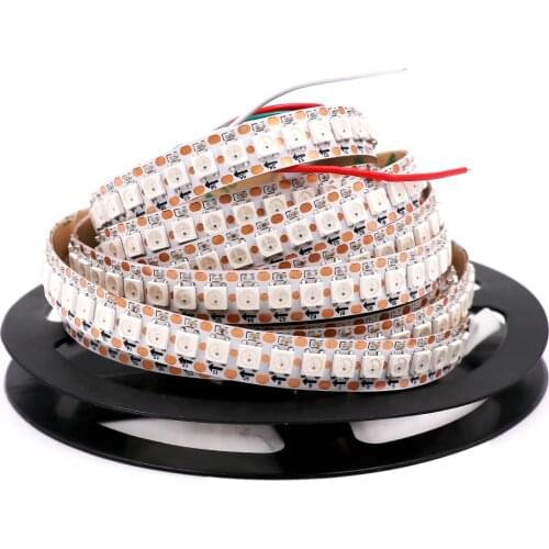 DC 5V WS2812B LED Strip Smart Full Color 5050 RGB LED Strip 1m/3m/5m 30/60/144 leds/m WS2812 IC IP30 IP65 led pixel strip