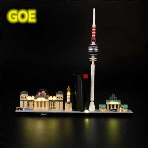 LED Light Kit For Lego 21027 Compatile With Architecture Berlin TV Tower(Only LED Light Included)