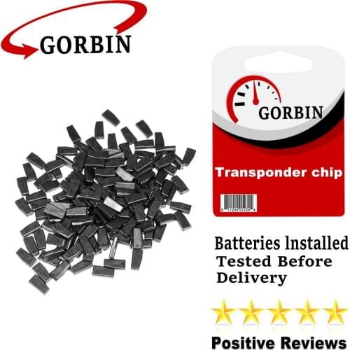 GORBIN Transponder 4C Chip Car Key for Toyota Camry Prado Corolla Crown Ford 2005-2011 Carbon Chip 4C Blank New Not Coded