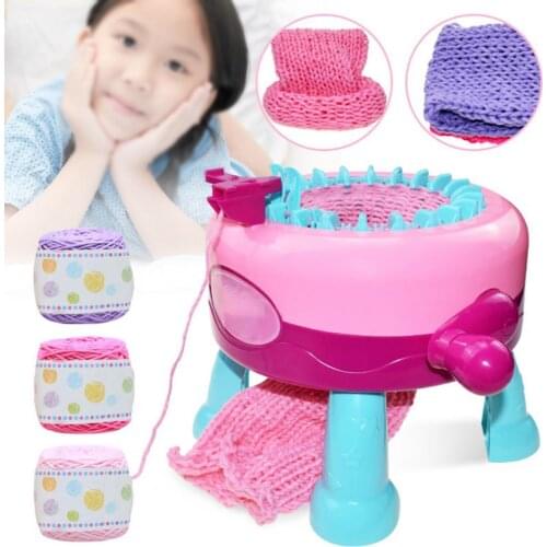 Knitting Toy Multifunctional Reliable 22 Needles Handmade Wool Knitting for Kids Knitting Toy Weaver Handmade Kids