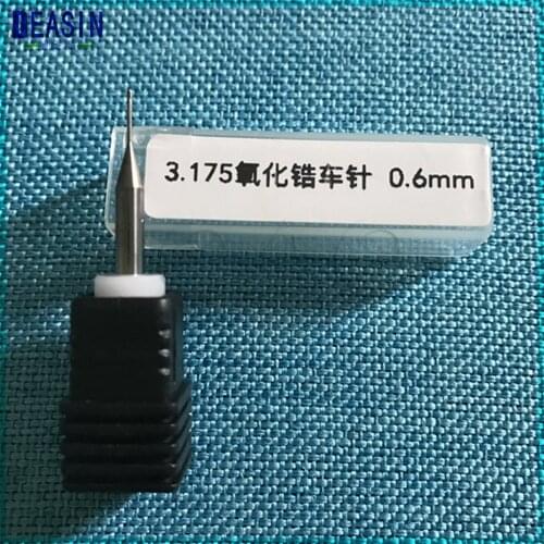 1pc dental lab ceramics diamond stone grinder 0.6/1.0/2.0mm zirconia full porcelian crowns polisher Zirconia Milling Machine