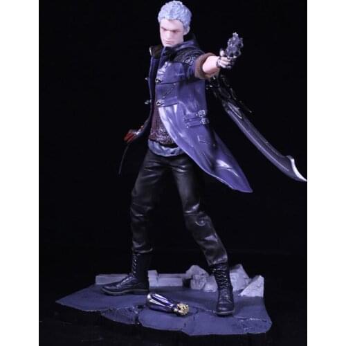 25cm Game Devil Crying Dante Nero Statue Action Figure Model Toys