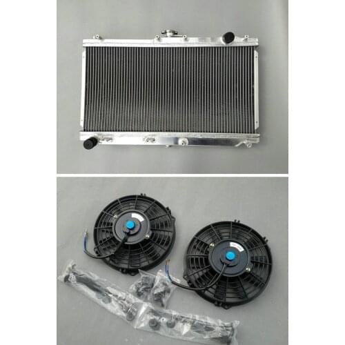 Aluminum Radiator for MAZDA MIATA MX5 MT + shroud + fan 1999 - 2005 2000 2001 2002 2003 2004
