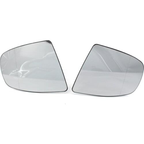 Car Side Heated White Rearview Mirror Glass Accessories For BMW X5 E70 2006-2013 X6 E71 E72 2007-2014 51167174981 51167174982
