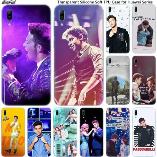 Hot Ruggero Pasquarelli Soft Silicone Phone Case for Huawei Mate 10 20 Lite Pro Enjoy 9S Y9 Y7 Y6 Y5 2019 2018 Pro 2017 Fashion
