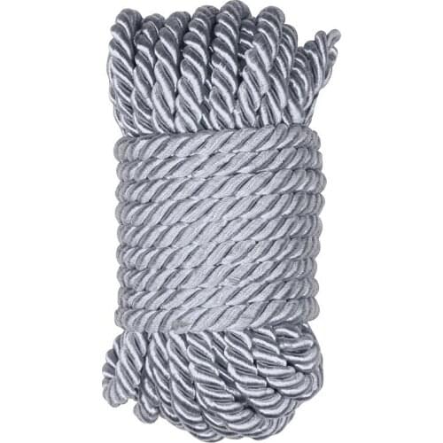 Adult Erotic Accessories 10 Meters Silk Rope Binding Rope Soft Bondage Hemp Rope High Elasticity Fun Strap MS Sex Toy