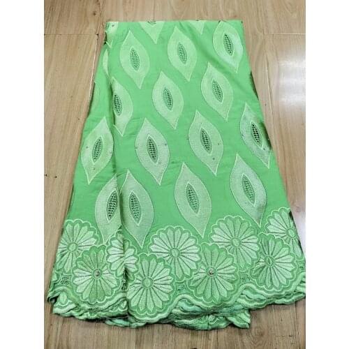 Hot Sale Swiss Voile Lace In Switzerland Dubai Fabric 2021 Latest African Swiss Lace Fabric Nigerian Embroidery Lace Cotton 5Y
