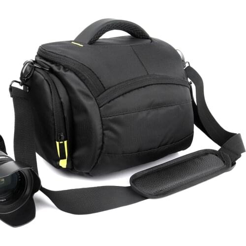 Padded DSLR Camera Bag For Nikon D5300 P900 D810 D90 D7200 Nikon Camera Canon 200D 1300D 1200D 7D 550D 6D Waterproof Photo Case