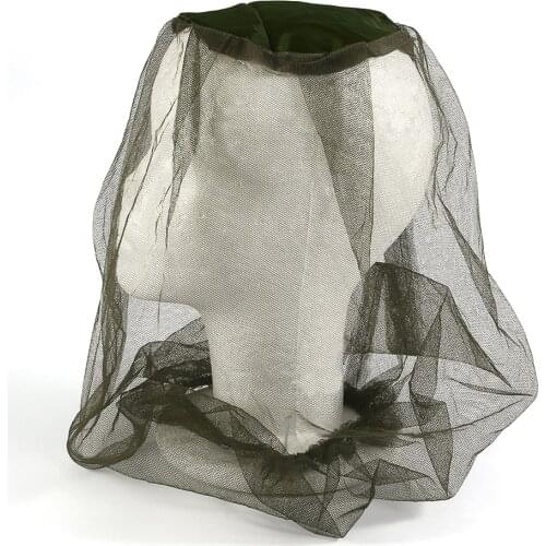 New Arrival Safe Travel Camping Mesh Cap Midge Mosquito Insect Hat Bug Mesh Head Net Face Head Protector Mesh