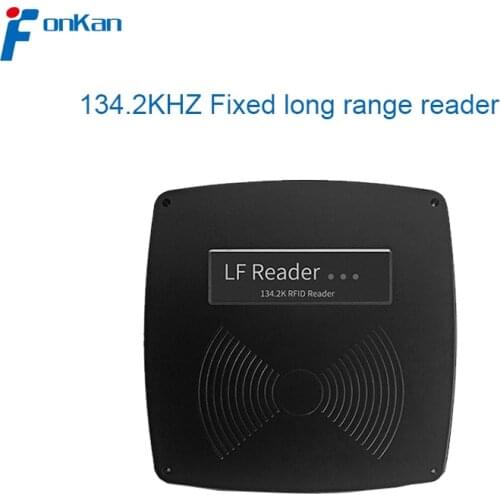 Fonkan RFID LF Pet Chip Reader 134.2Khz Long-distance Ear-tag Reader ISO11784/11785 Cattle management