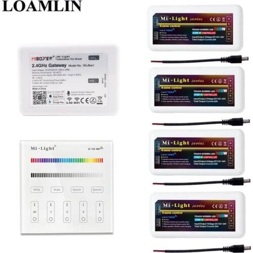 Mi light B3 Touch Panel Led Strip Controller Wifi Ibox Control RGBW Box For RGBW/RGBWW Led Light DC12-24V