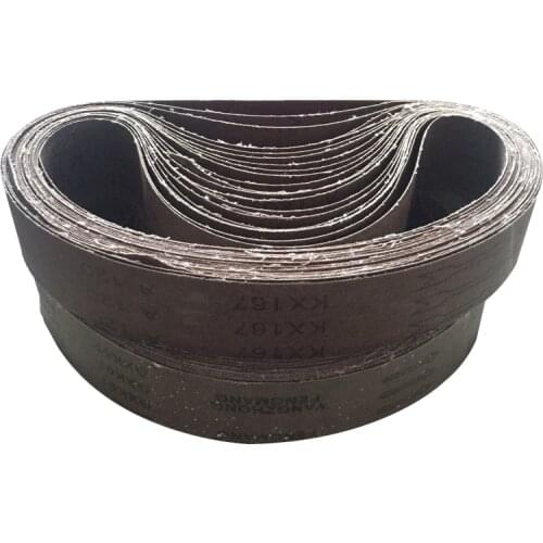10pcs 686x50mm Sanding Belt 40-100 Grit for Sander Adapter Polishing Machine