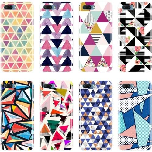 Phone Case Silicone For Huawei Honor 7 8 9 10 Lite Geometric Soft Back Cover For Huawei Honor 7 7S 7X 7A 7C Pro 10 9 8 8X MAX