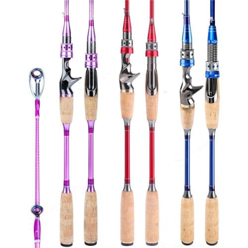Sougayilang 2.1m 2.4m Spinning/Casting Portable Travel Rods 4 Section Lure Fishing Spinning Rods Ultralight Carp Rods Pesca