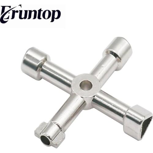 1piece Eruntop triangle key wrench Used for trolley train subway high iron meter distribution box control cabinet valve