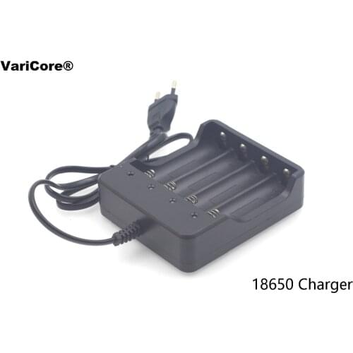 1X 3.7V 18650 Charger Li-ion Battery 4.2V Four Slot Line Charge Full from Shutdown Factory Wholesale Fashlight batteries Charger