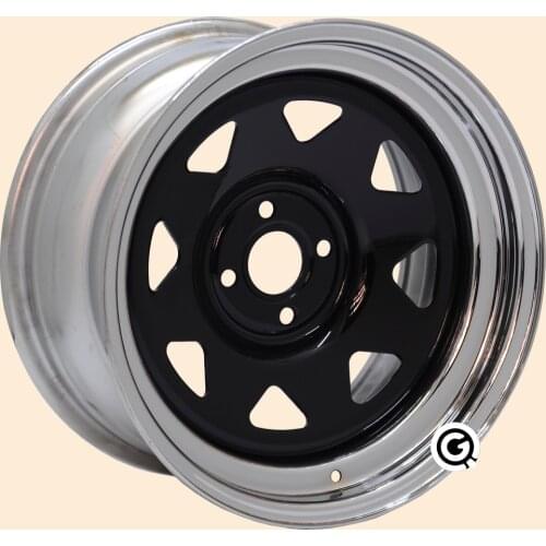 16inch steel wheels 4 holes 4X100 EK3 chrome wheels car rims deep lip