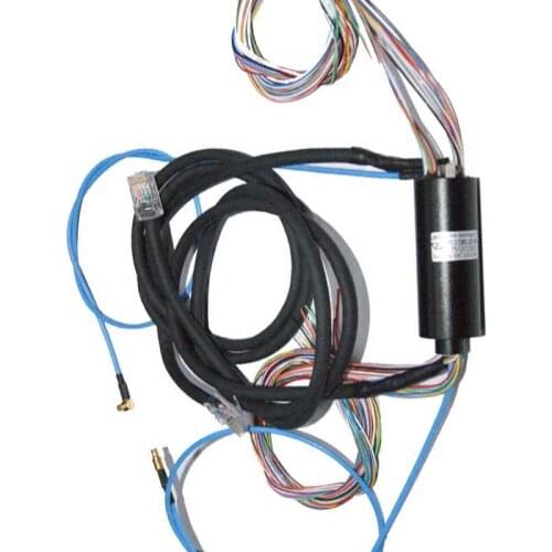 30 Circuits Capsule Slip Ring Transmit Ethernet And High Definition Video Signal Strong Anti-Resistance Capacity For Radar
