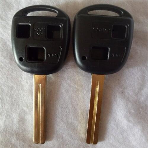 DAKATU toy40 Long 2/3 Buttons Uncut Remote Key Shell For LEXUS ES300 GS300 GS430 GX470 For Toyota Camry RAV4 Key Case Replacem