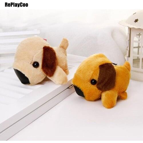 50PCM/LOT Mini Simulation Dog Pendant Stuffed Plush With Chain Toys Cute Puppet Toy Kawaii Dogs Doll Anime Gifts For Children