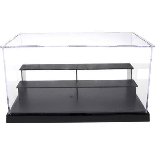 3 Steps Acrylic Showcase Show Box Dust-proof Display Case for Action Figure/ Anime Figure/ Toys Model/ Toys Collection Display