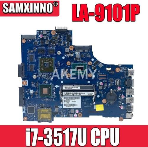 For Motherboard For Dell Inspiron 3521 5521 Processor i7-3517u CN-077TP7 077TP7 77TP7 VAW01 LA-9101P DDR3 Tested working