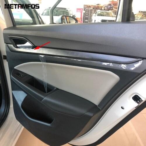 For Volkswagen Golf MK8 Pro R 2021 2022 Inside Door Handle Bowl Cover Trim Molding Sticker Decoration Accessories Car Styling