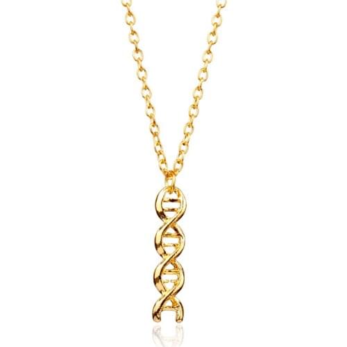 Dongsheng 2017 Creative DNA Spiral Chemical Molecular Pendant Neclace Doctor medical students Graduation Gift -30
