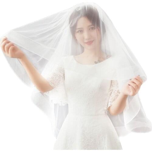 Tulle Wedding Dress Veils Fluffy White Multi Layer Bridal Hair Veil Comb Bride Fairy Marriage Accessories W0YA