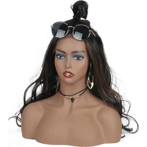 Fleshtone realistic female wig mannequin head for display wig hat jewelry glass scarf high grade good quality wig stand