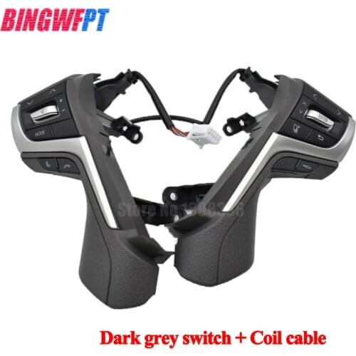 Car styling Buttons For LAND CRUISER PRADO Multi-function Car Steering Wheel Control Buttons With MILLIMETER WAVE RADAR CRUISE