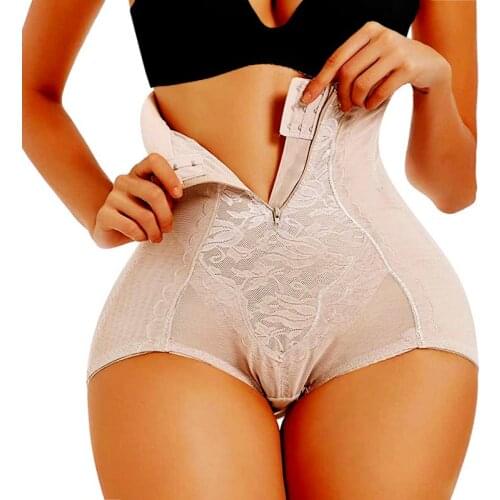 Sexy Butt Lifter Shapewear High Waist Trainer Slimming Tummy Control Panties Body Shaper Panty Girdle Zipper Corretive Underwear
