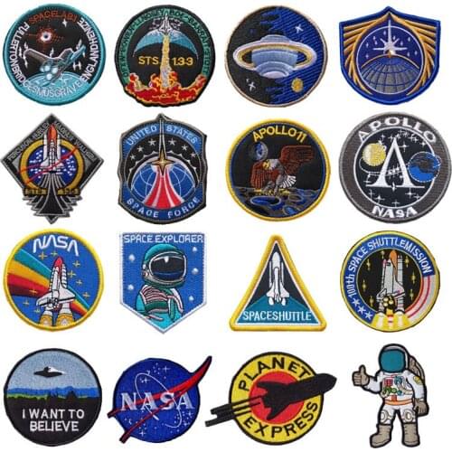 New ASTRONAUT STS Enterprise SPACE SHUTTLE CHALLENGER MISSIONS Program AMERICA SHUTTLE CARRIERS SCA PATCH APPLIQUE Badge
