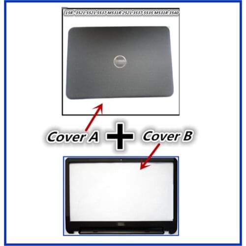 New Laptop For Dell Inspiron 15 15R 5521 5537 3537 3521 LCD Back Cover upper Cover Front Bezel Case Palmrest Cover Bottom Case