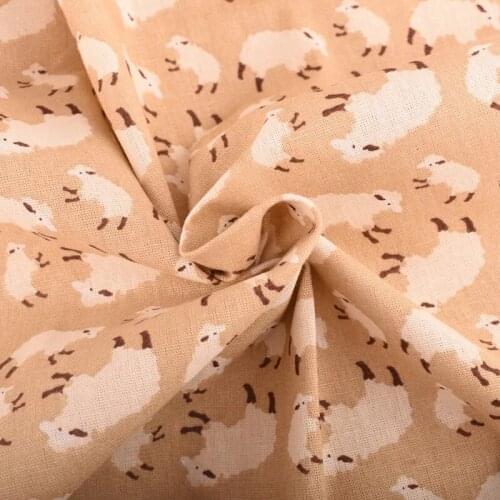 Sheep series Printed Cotton Linen Fabric For Sewing DIY Quiltin Sofa Table Cloth,Furniture Cover Tissue Cushion Material