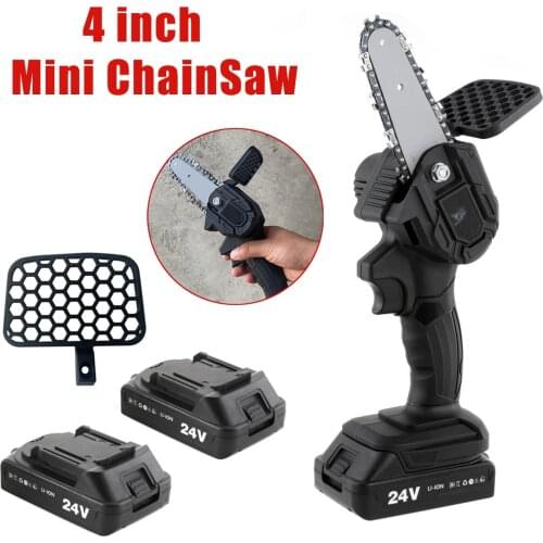 550W Lithium Battery Electric Pruning Saw Rechargeable Portable Electric Chain Saws Woodwork Mini Electric Saw Garden Logging