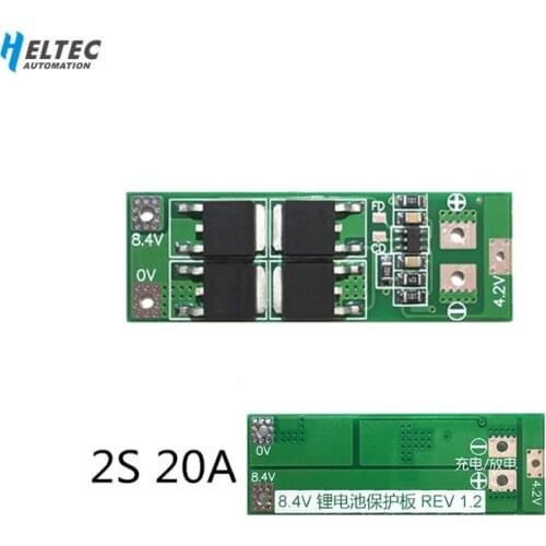 BMS 2S 20A 7.4V 8.4V 18650 Lithium battery BMS Board/Battery Protection board