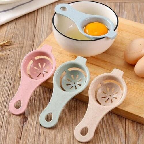 1 pcs Eco Good Quality Plastic Egg White Yolk Egg Separator Divider filter Kitchen Cooking Tool Sifting 4 Colors