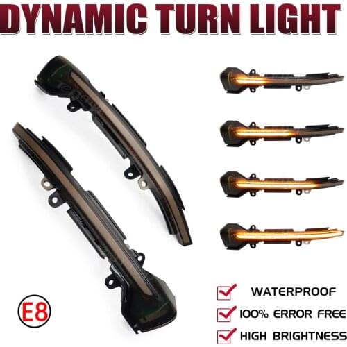 For SEAT Leon III Mk3 5F ST FR Cupra Ibiza Mk5 V KJ1 Arona KJ7 LED Sequential Turn Signal Light Side Mirror Indicator Directly