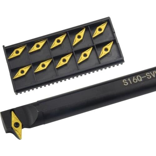 SVWBR/L S16Q-SVWBR11 S25S-SVWBR11 S25S-SVWBR16 Internal Turning Tool Holder VBMT Carbide Inserts Lathe Bar CNC Cutting Tools Set