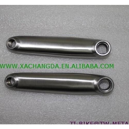 China titanium bike cranks, custom titanium best cranks set, hot sale titanium bicycle cranks
