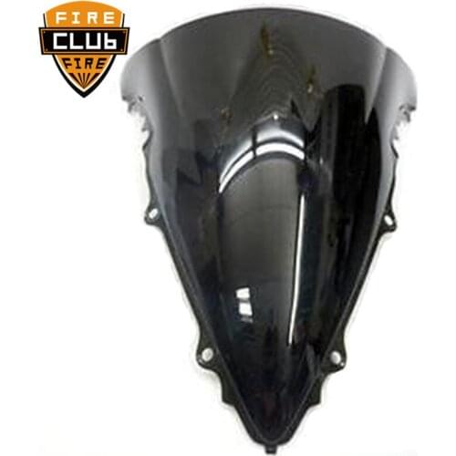 For Yamaha R6 2003 2004 2005 black Windshield WindScreen Double Bubble For Yamaha R6 03-05